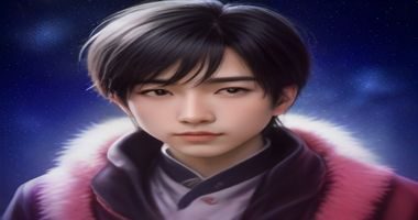 中野七绪独自在图书馆翻阅历史书籍，午后阳光斜射书脊，画面宁静而充满知性气息