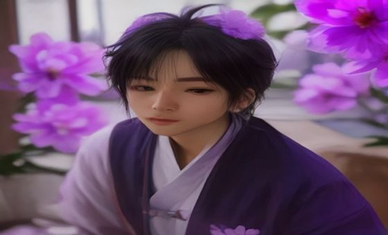 五等分花嫁中野七绪摘下眼镜的标志性名场面，情感爆发瞬间，背景虚化，光线柔和，画面充满情绪张力