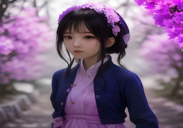 五等分花嫁中野七绪标志性双马尾形象，身着校服手持书本，眼镜反光中透出认真专注的学习氛围，森林绿暖色复古风格配图